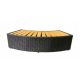  GRADINO PER SPA JACUZZI 92x22x30cm RATTAN