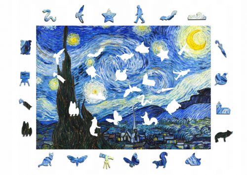  Puzzle in legno A3 van Gogh Notte Stellata 300 pezzi