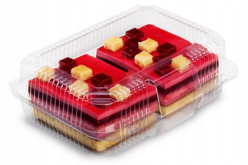 Contenitori per torta nuziale in plastica pet 50 pz