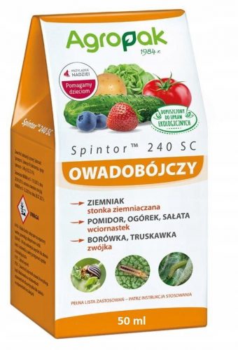 Prodotto fitosanitario - SPINTOR 240 SC 50 ml wciornastek gambo Agropak