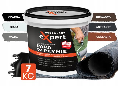 Budowlany Expert feltro liquido per tetti 7 kg grigio