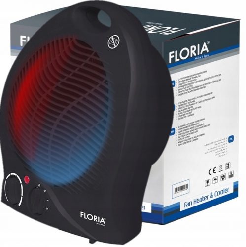  Termoventilatore Floria 2000 W, nero