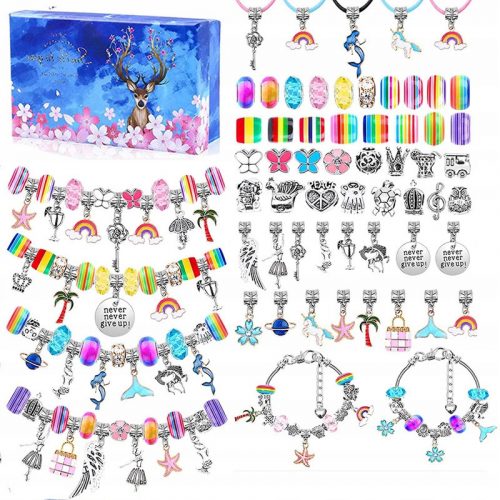  KIT PER REALIZZARE BIGIOTTERIA, BRACCIALI, COLLANE, CHARMS PERLINE XXL