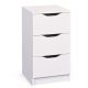  Cassettiera Intermeble Westa 41,2 x 40 x 71,3 cm, bianco opaco