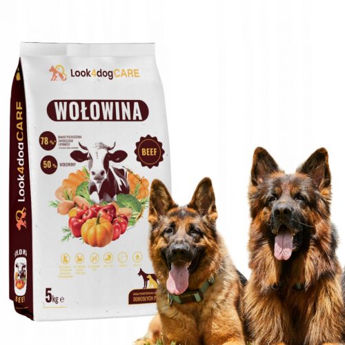  Look4dog CARE cibo secco per carne di manzo 5 kg