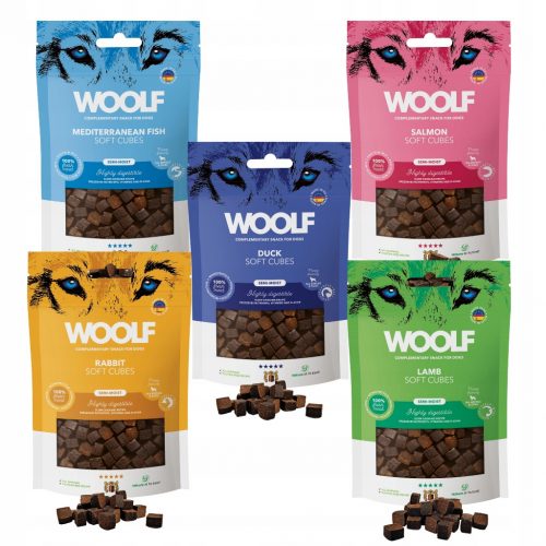  WOOLF Cubo di anatra per cani 100g