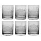 Bicchieri da whisky Art-Glass 300 ml 6 pz.