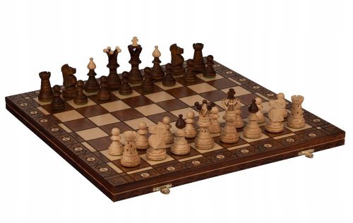  Set di scacchi in legno AMBASADOR 54 cm Gniadek