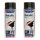 2x VERNICE SPRAY ACRILICA LUCIDA NERA METALLICA 400ml