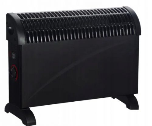 Termoconvettore Volteno 2000 W, nero