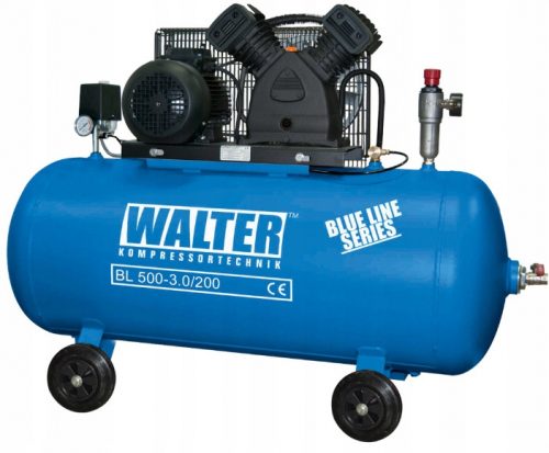 Compressore olio Walter BL 500 200 l 9 bar