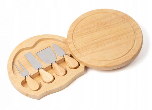  TAGLIERE DA SERVIZIO IN BAMBÙ PER FORMAGGI ANTIPASTI CON ACCESSORI SET COLTELLI