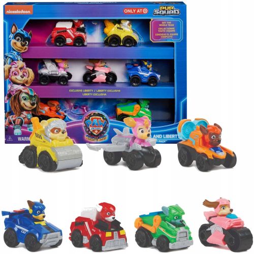  Spin Master Paw Patrol Movie 2 set di veicoli 7 pz.