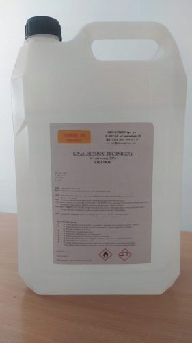 ACIDO ACETICO TECNICO in soluzione al 50% - 5l