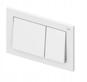  Pulsante scarico WC Tece Base bianco