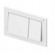  Pulsante scarico WC Tece Base bianco