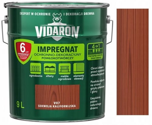 Vidaron impregnante filmogeno California Redwood V07 9 l