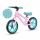  Kidwell MUNDO 12" bicicletta senza pedali, rosa, turchese