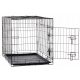  Gabbia per canile, box, trasportino per cani e gatti, 107x69x75,5 cm, metallo, L