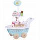  Gelateria in legno su ruote per bambini Accessori carrello Sweet&Frosty