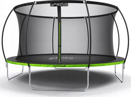 Trampolino Just Fun 12 piedi 374 cm PREMIUM NERO