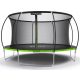 Trampolino Just Fun 12 piedi 374 cm PREMIUM NERO