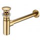 SIFONE LAVABO ORO ROYAL GOLD TAPPO CLICK CLACK