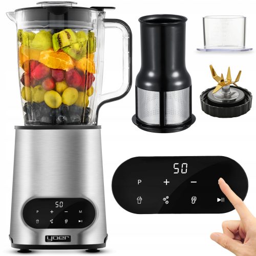  Yoer JB04S Frullatore a tazza da 2200 W argento/grigio