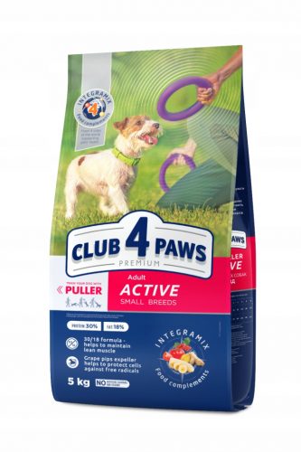  CLUB 4 PAWS alimento secco per cani attivi di piccola taglia ACTIVE 5 kg