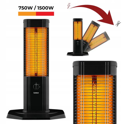 RISCALDATORE A INFRAROSSI RISCALDATORE IR LUXEVA 1500W