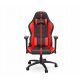  Sedia da gaming SPC Gear SR400RD, ecopelle nera e rossa