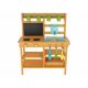 PLAYTIVE Cucina da giardino in legno 77x95x32 cm