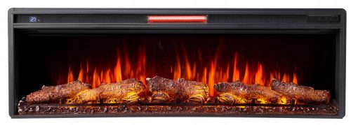 Caminetto da incasso con funzione riscaldamento, elettrico ArtiFlame nero 1600 W 129,5 x 42,5 x 22,5 cm