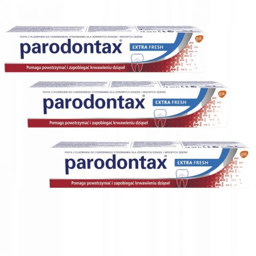  3x Dentifricio Parodontax Extra Fresh 75 ml