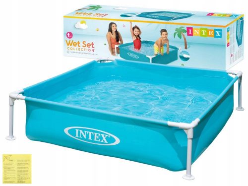 Piscina Intex cornice quadrata 122 x 122 cm