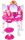  Toeletta per bambini 123Arts Toeletta PINK PRINCESS