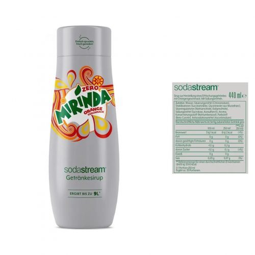  Sciroppo per il gasatore SodaStream Mirinda, zero zuccheri