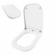 Sedile WC Sepio 306, duroplast bianco