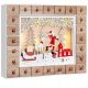  CALENDARIO DELL'AVVENTO IN LEGNO BABBO NATALE LED