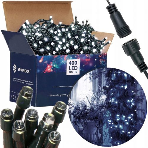  Springos Luci per albero di Natale da esterno 24 m 301 - 500 luci