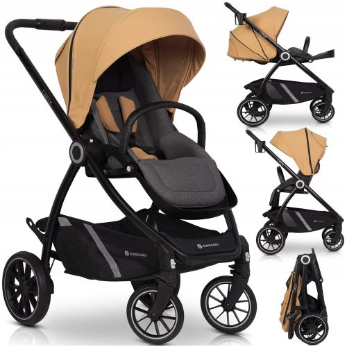  Passeggino LEGGERO, PIEGHEVOLE, SEDILE CONVERSIBILE, 2in1, 0-22KG