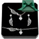  SET GIOIELLI IN ARGENTO CUORE ALI CELEBRITY PER LEI