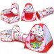 Set per bambino tenda 3in1, tunnel e piscina GTB, multicolore