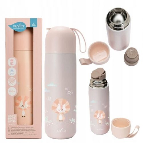  Thermos per bevande Nuvita 0,4 l, rosa