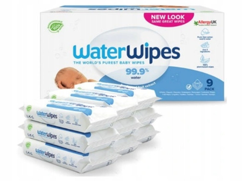  Salviette umidificate WaterWipes 9 x 60 pz