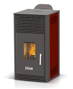  Stufa a pellet, stufa a pellet solido, 12 kW