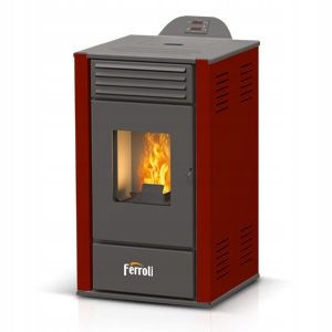 Stufa a pellet Ferroli in acciaio 6 kW