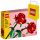  LEGO Classic 40460 Rose + Sacchetto di carta LEGO 6315786 giallo 24x8x18 cm