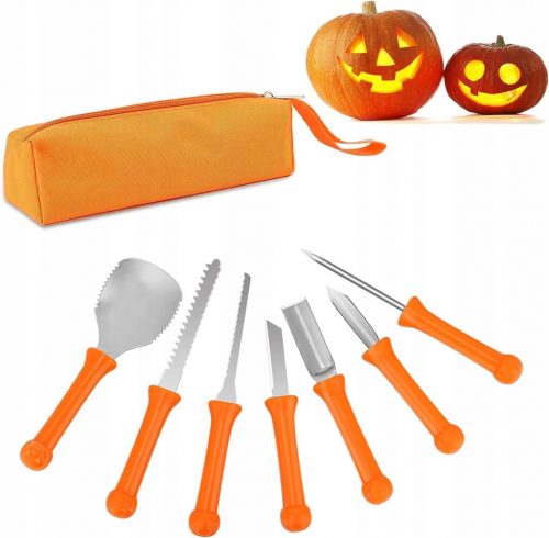  SET COLTELLI PER SCULTURA ZUCCA 7 PZ