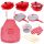  SET CUCINA GRANDE per bambini PENTOLE PIATTI POSATE ACCESSORI 14 pz.